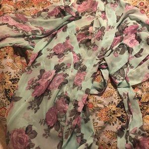 Floral robe